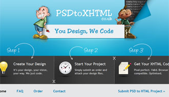 PSD to XHTML